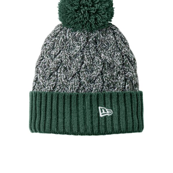 Marled Knit Pom Beanie Thumbnail