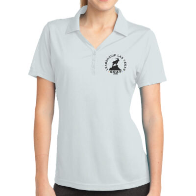 Leadership Las Vegas GOATs Women’s Embroidered Polo (Black Thread Logo) Thumbnail