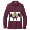 Women's Silk Touch Long Sleeve Polo Thumbnail