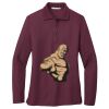 Women's Silk Touch Long Sleeve Polo Thumbnail