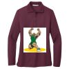 Women's Silk Touch Long Sleeve Polo Thumbnail