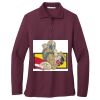 Women's Silk Touch Long Sleeve Polo Thumbnail