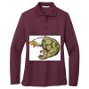 Women's Silk Touch Long Sleeve Polo Thumbnail