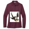 Women's Silk Touch Long Sleeve Polo Thumbnail