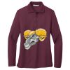 Women's Silk Touch Long Sleeve Polo Thumbnail
