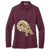 Women's Silk Touch Long Sleeve Polo Thumbnail