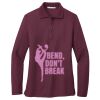 Women's Silk Touch Long Sleeve Polo Thumbnail