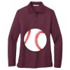 Women's Silk Touch Long Sleeve Polo Thumbnail